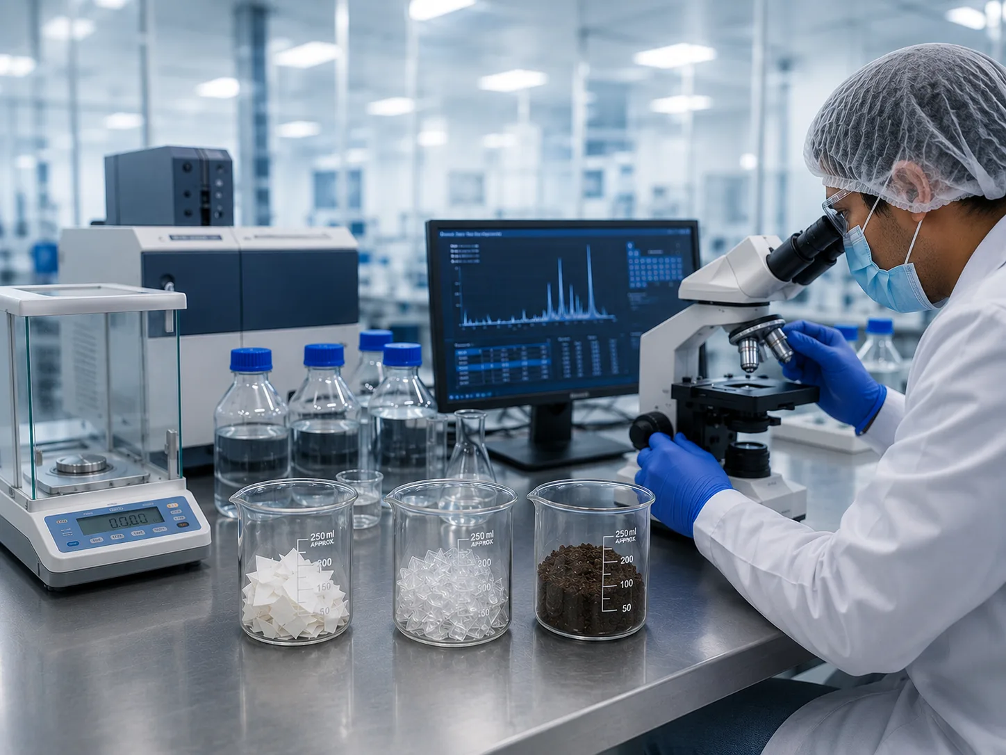 Analytical testing and material characterization